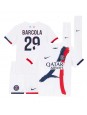 Paris Saint-Germain Bradley Barcola #29 Dječji Gostujuci Dres kompleti 2024-25 Kratak Rukavima (+ kratke hlače)